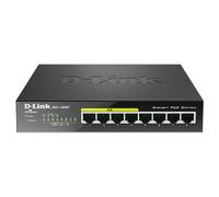 D-Link DGS-1008P/E switch di rete Non gestito L2 Gigabit Ethernet (10/100/1000) Supporto Power over Ethernet (PoE) Desktop Nero