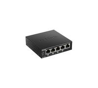 D-LINK Switch da scrivania DGS-1005P - Gigabit PoE+ 5 porte - Nero