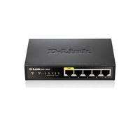 D-LINK - Switch DES-1005P Non Gestito PoE 100BASE-TX, 10BASE-T RJ-45 Nero