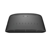D-Link switch DGS-1008D 8 porte Gigabit Ethernet 1000 Mbit/s Nero
