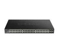 D-Link Switch DGS-1250-52XMP Gestito L3 48 porte PoE Nero
