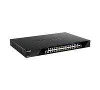 D-Link Switch DGS-1520-28MP Gestito L3 10G Ethernet PoE 1U Nero