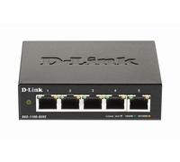 D-Link DGS-1100-05V2/E switch di rete Gestito L2 Gigabit Ethernet (10/100/1000) Nero