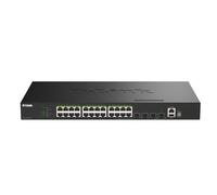 D-Link Switch gestito intelligente PoE+ impilabile Gigabit a 28 porte DGS-1530-28P con 4 porte SFP+ da 10G
