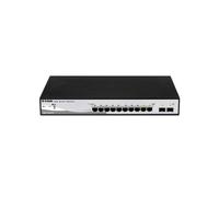 Switch gestito D-Link DGS-1210-10/E Smart+ 8 porte Gigabit Ethernet + 2 porte SFP 100/1000Mbps