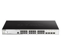 D-LINK 121028PME - Switch, 28 porte, Gigabit Ethernet, PoE, SFP
