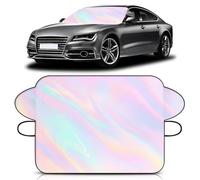 D-Lumina Copertura per Parabrezza Auto,Copri Parabrezza Auto Inverno,Protezione da Neve e Gelo,Parasole per Parabrezza,Blocca i Raggi UV in Estate,Resistente Ispessita Protettiva,160x120cm