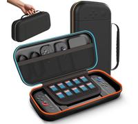 D-Lumina Custodia da Trasporto per Nintendo Switch 2 (2025), Custodia Rigida con Scomparto Accessori, 10 Slot per Schede di Gioco, Nero