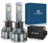 D-Lumina Lampadina H1 LED Canbus 100W 16000LM Auto Lampada per auto Conversione luci lampadina 6000K - 2 anni di garanzia,2 pezzi