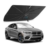 D-Lumina Ombrello Parasole Auto B.MW X6 2016, Parasole Auto Parabrezza Interno Pieghevole, Blocca il 99.9% dei Raggi UV, Manico Orientabile a 360°