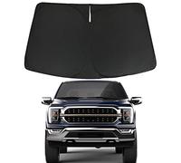 D-Lumina Parasole per parabrezza compatibile con Ford F-150 2021 2022 2023 (Lariat, King Ranch, Platinum, XL XLT Limited Raptor) - Protezione parasole anteriore pieghevole per camion