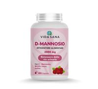 D-Mannosio per Cistite, 180 Capsule 2.000 mg per Dose Giornaliera Mirtillo Rosso