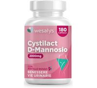 D Mannosio Puro 2000Mg | Cistite, CYSTILACT® - 180 CAPSULE Con Mirtillo Rosso, P