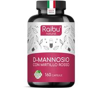 D-Mannosio PURO 2100Mg, Con Mirtillo Rosso I D Mannosio per Cistite I 160 Capsul