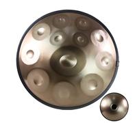 D Minor - Tamburo a mano in acciaio inox, strumento a percussione per adulti, con borsa per il trasporto, autentico tamburo a mano in acciaio per gli appassionati di musica