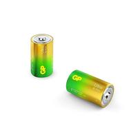 GP U2 D - Ultra, batteria alcalina, D (torcia), confezione da 2 pezzi