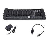 D-MX Controller, Controllo MIDI Illuminazione Fog D-MX a 384 Canali, Console di Missaggio Luci, Console D-MX per Luci DJ, Spettacoli di Luci per Feste, Discoteca, Pub, Night Club, Bar e Teste Mobili