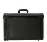 D&N Business - Valigia da pilota 51 cm PU (schwarz) nero