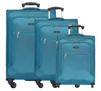 d&n Travel Line 6400 Set di valigie a 2-4 rulli 3 pezzi. benzina