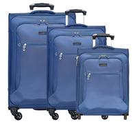 D&N Set di valigie 'Travel Line 6400' blu Donna D&N One Size