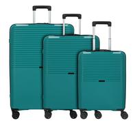 d&n Travel Line 4000 Set di valigie a 4 ruote 3 pz. grün (DN-4000-05)