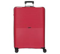 D & N Travel Line 4000-Trolley a 4 ruote L 76 cm, rosa, Taglia unica, Classico