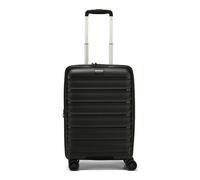 d&n Travel Line 4700 4 ruote Carrello della cabina 55 cm con piega di espansione nero