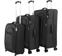 D & N Travel Line 6400 Set di valigie a 2-4 rulli 3 pezzi.