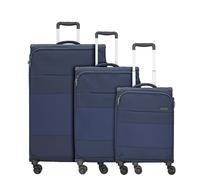 D&N Set di valigie 'Travel Line 9004' blu, Taglia One Size