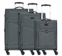 d&n Travel Line 9204 4 ruote Set di valigie 3 pezzi con piega di espansione grau (9204-13)
