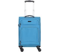 d&n Travel Line 9204 4 ruote Trolley cabina 55 cm blu