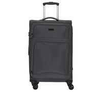 d&n Carrello Travel Line 9204 M 66 cm – 4 ruote, con piega di espansione, grigio