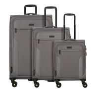 d&n Travel Line 9704 4 ruote Set di valigie 3 pezzi espandibile grigio