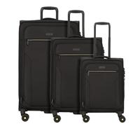 D&N Set di valigie 'Travel Line 9704 ' nero, Taglia One Size
