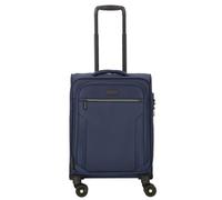 d & n Carrello Travel Line 9704 – 4 ruote – Cabina S 55 cm – con piega di espansione – Blu scuro