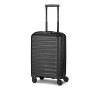 D & N Valigia per il check-in per uomo e donna, grande trolley XL, 48 x 29 x 75 cm, in polipropilene leggero di alta qualità, espandibile e lucchetto TSA, serie Toronto, Nero , S, Bagaglio rigido