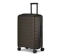 D & N Valigia per il check-in per uomo e donna, grande trolley XL, 48 x 29 x 75 cm, in polipropilene leggero di alta qualità, espandibile e lucchetto TSA, serie Toronto, marrone moka, M, Bagaglio