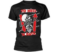 D.O.A. To Hell N Back T Shirt DOA Black XXL