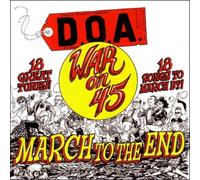 D.O.A. - War On 45 - 40th Anniversary Re-Issue - Red Vinyl