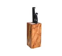 D. O. M. Ceppo per Coltelli Design di Legno D 'ol Ivo Legno