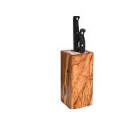 D. O. M. Ceppo per Coltelli Design di Legno D 'ol Ivo Legno
