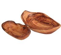 D.O.M. Ciotola ovale rustica in legno d'ulivo (14-16 cm)