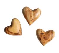 D.O.M. Cuore In Legno D'Olivo Con Incisione