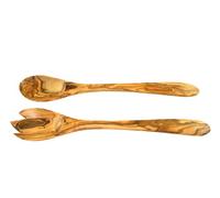 D.O.M. Die Olivenholz-Manufaktur D.O.M. - Posate da Insalata in Legno D' Ulivo 36 cm
