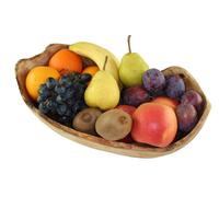 D. O.M.Fruttiera Rustico di Legno D 'ol Ivo IN 5 Misure - Ciotola Insalata