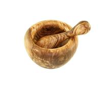 D.O.M. - Mortaio in legno d'olivo, 14 cm