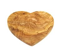 D.O.M.® Tagliere A Cuore In Legno Di Olivo 22 Cm