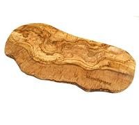 D.O.M.® Tagliere RUSTIKAL in legno d'ulivo (25-29 cm con incisione)