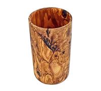 D.O.M. - Tazza rotonda in legno d'ulivo, 17 cm