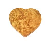D. O.M.Vassoio da Colazione Forma di Cuore 25 X 24 CM di Legno D 'ol Ivo Legno
